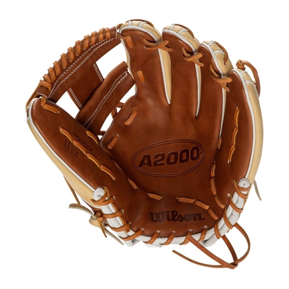 Wilson A2000 Leather Glove with Red Accents - Picture 2 of 8